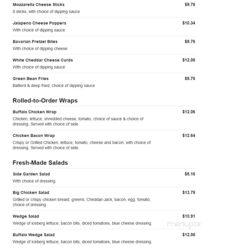 Wings Etc - Terre Haute, IN menu_pic