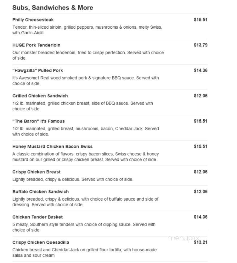 Wings Etc - Terre Haute, IN menu_pic
