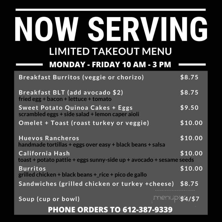 Creators Cup - Saint Paul, MN menu_pic
