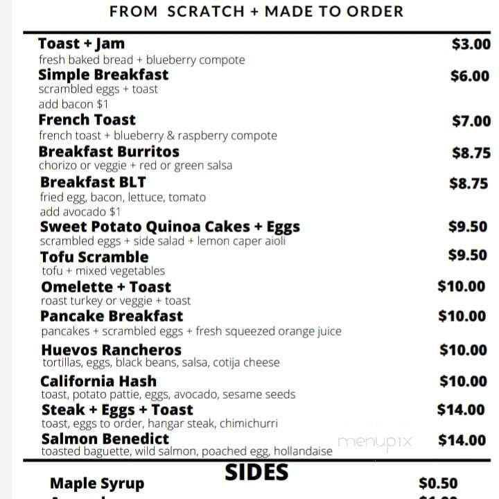Creators Cup - Saint Paul, MN menu_pic
