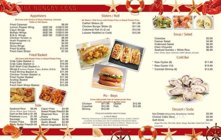 The Hungry Crab - West Hartford, CT menu_pic