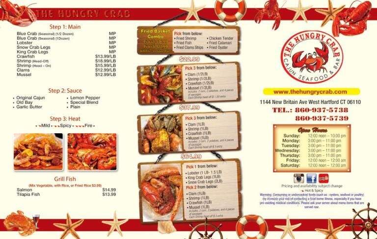 The Hungry Crab - West Hartford, CT menu_pic