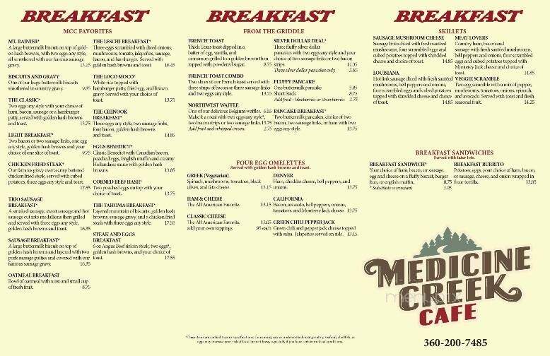 Medicine Creek Cafe - Olympia, WA