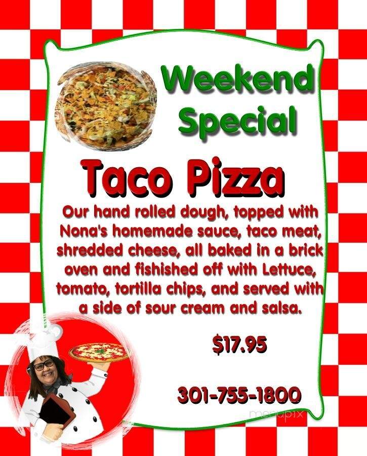 Nona's Pizza - Accident, MD menu_pic