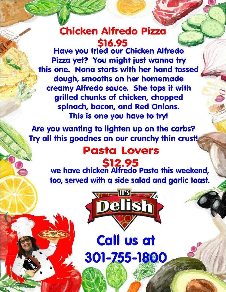 Nona's Pizza - Accident, MD menu_pic