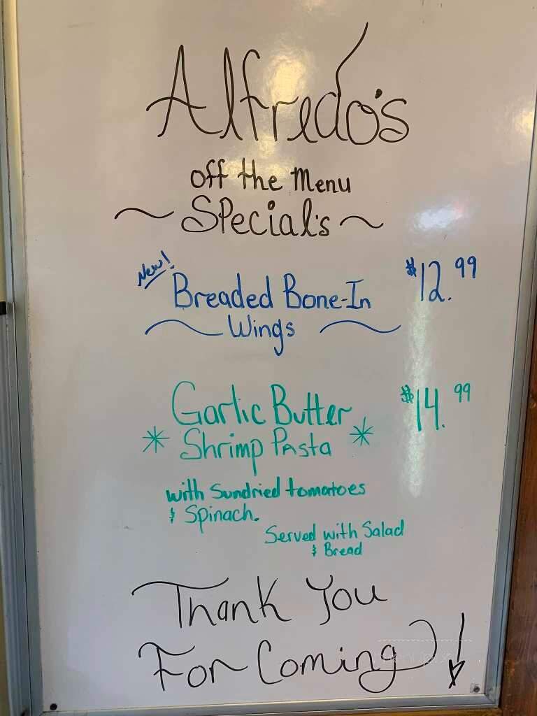 Alfredos Of Marlinton - Marlinton, WV menu_pic