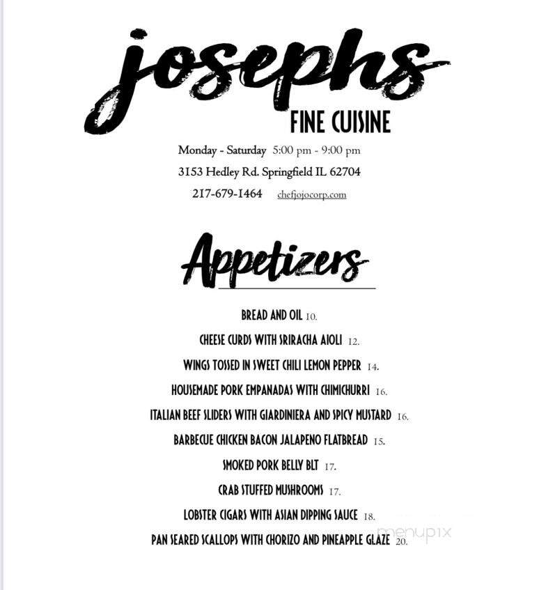 Joseph's Fine Cuisine - Springfield, IL
