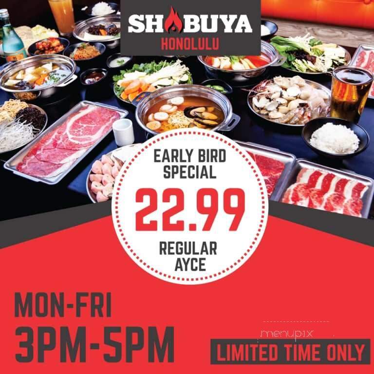 Shabuya - Honolulu, HI menu_pic
