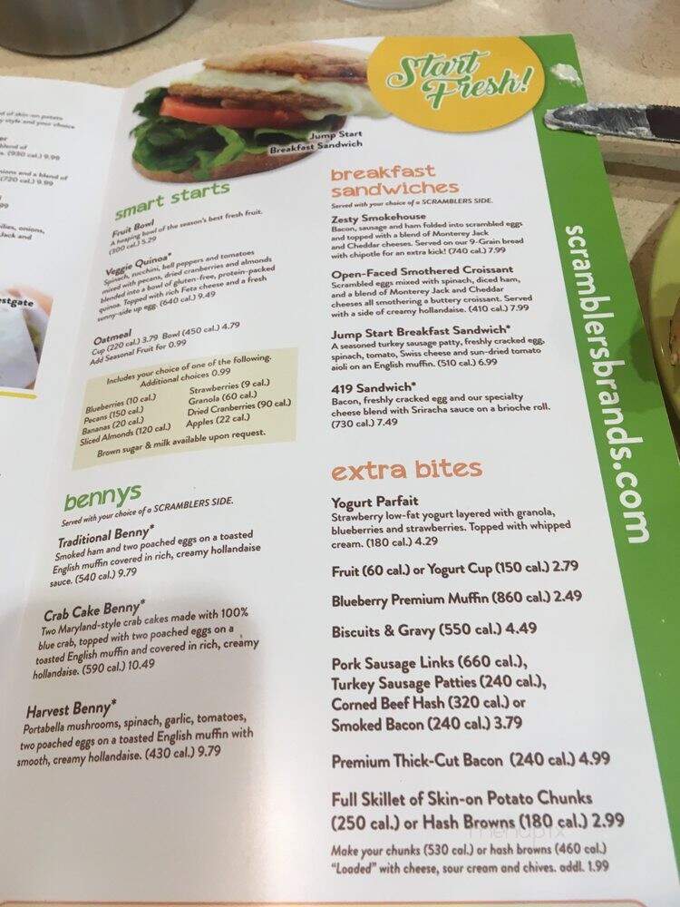 Scramblers - Lewis Center, OH menu_pic