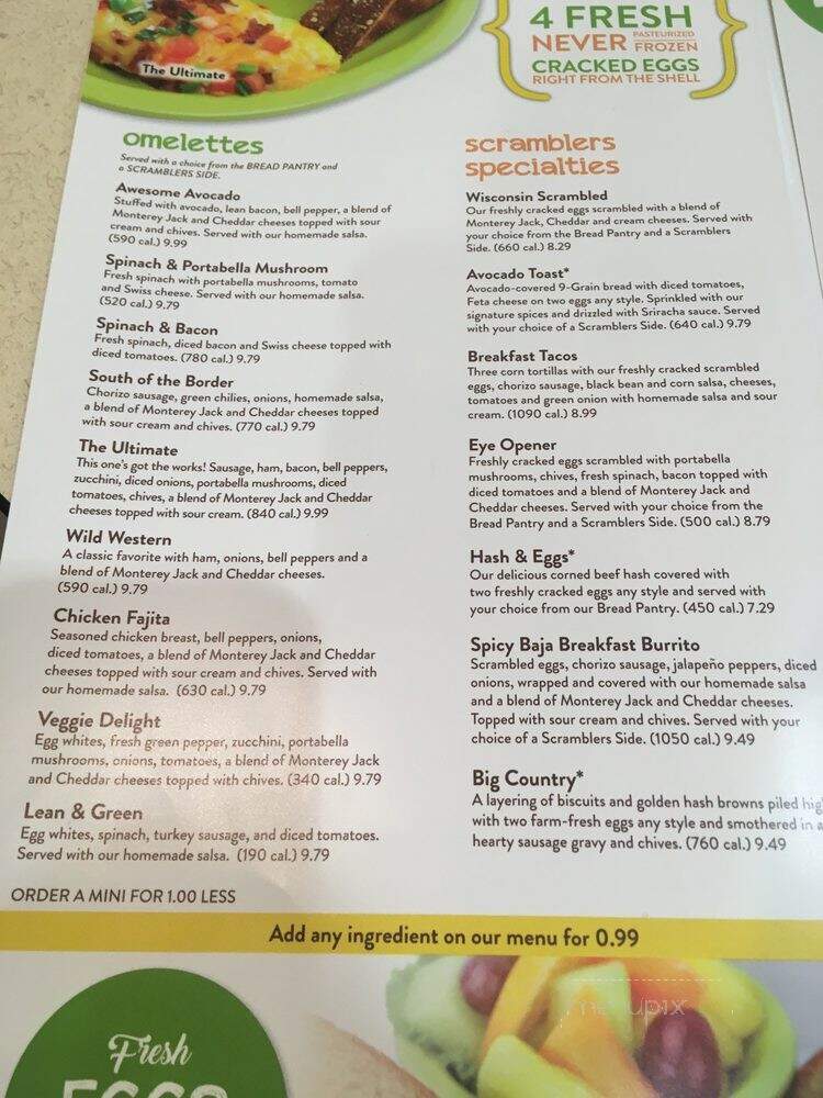 Scramblers - Lewis Center, OH menu_pic