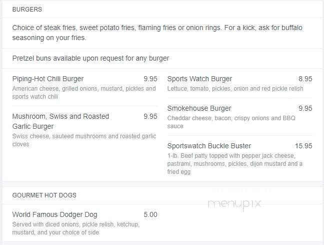 San Manuel Casino - Highland, CA menu_pic
