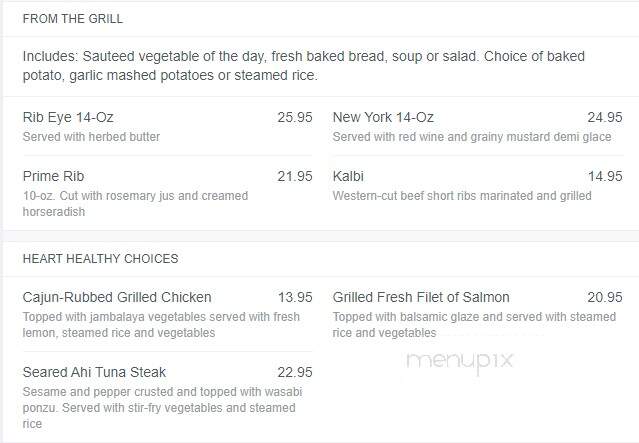 San Manuel Casino - Highland, CA menu_pic