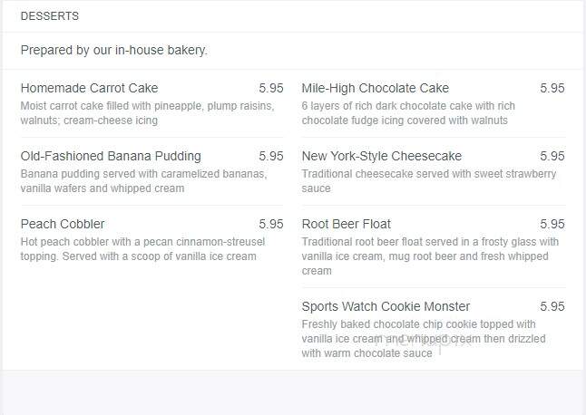 San Manuel Casino - Highland, CA menu_pic