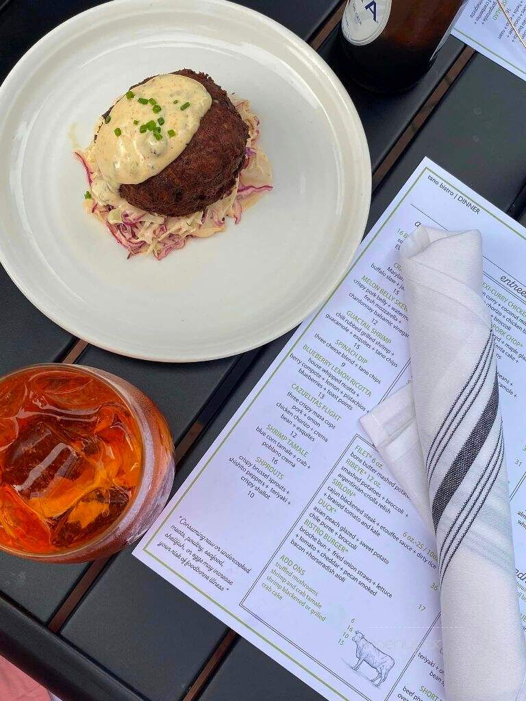 Tano Bistro - Hamilton, OH menu_pic