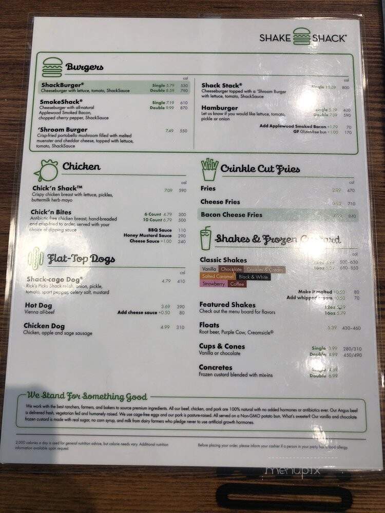 Shake Shack - Sunrise, FL menu_pic
