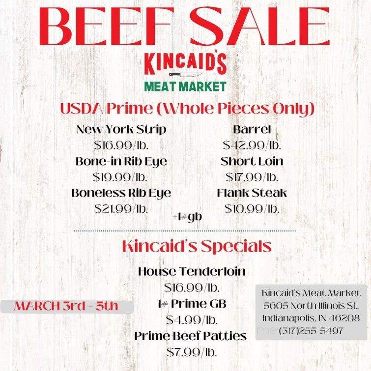 Kincaid's Meat Market - Fishers, IN