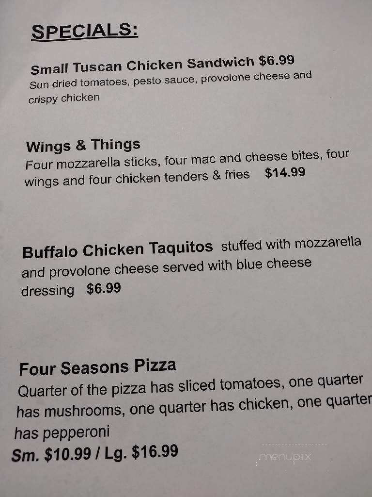 Limiro's Pizza & Catering - Westerly, RI menu_pic