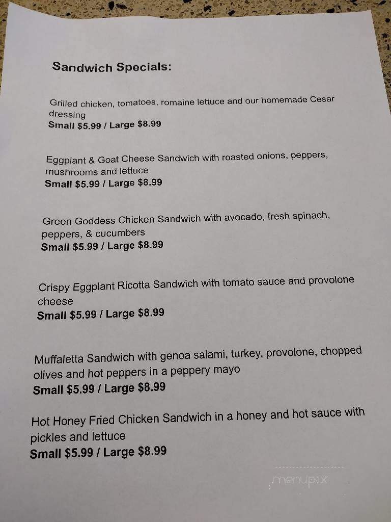 Limiro's Pizza & Catering - Westerly, RI menu_pic
