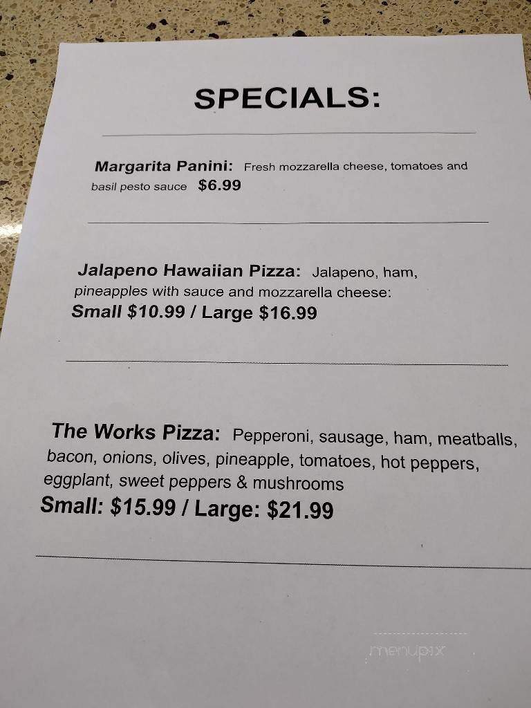 Limiro's Pizza & Catering - Westerly, RI menu_pic