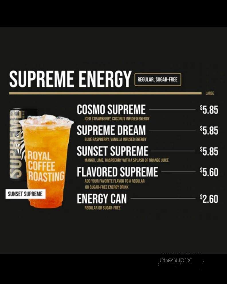 Royal Coffee Roasting - Las Vegas, NV menu_pic
