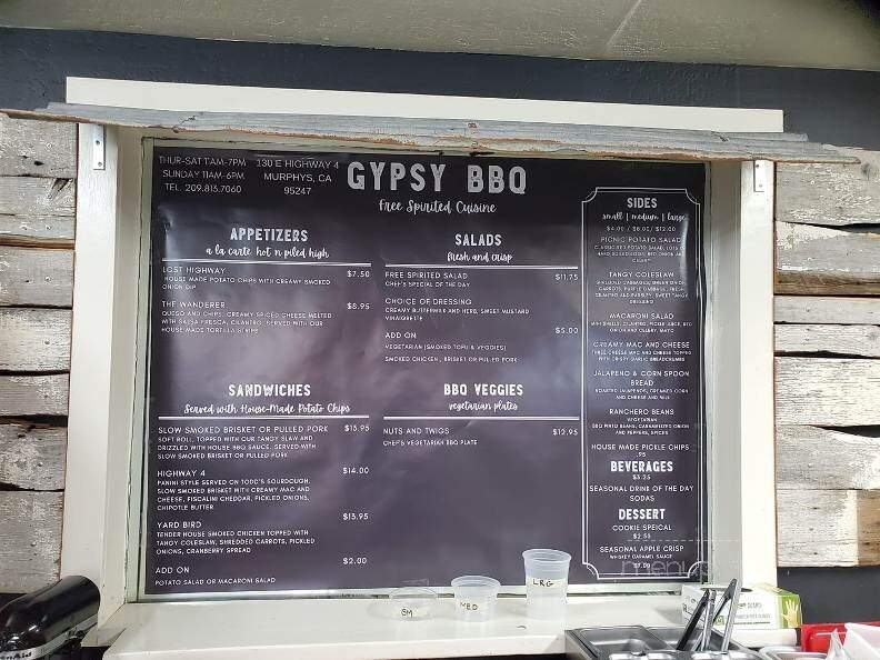 Gypsy BBQ - Murphys, CA