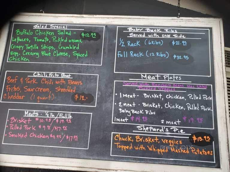 Gypsy BBQ - Murphys, CA menu_pic