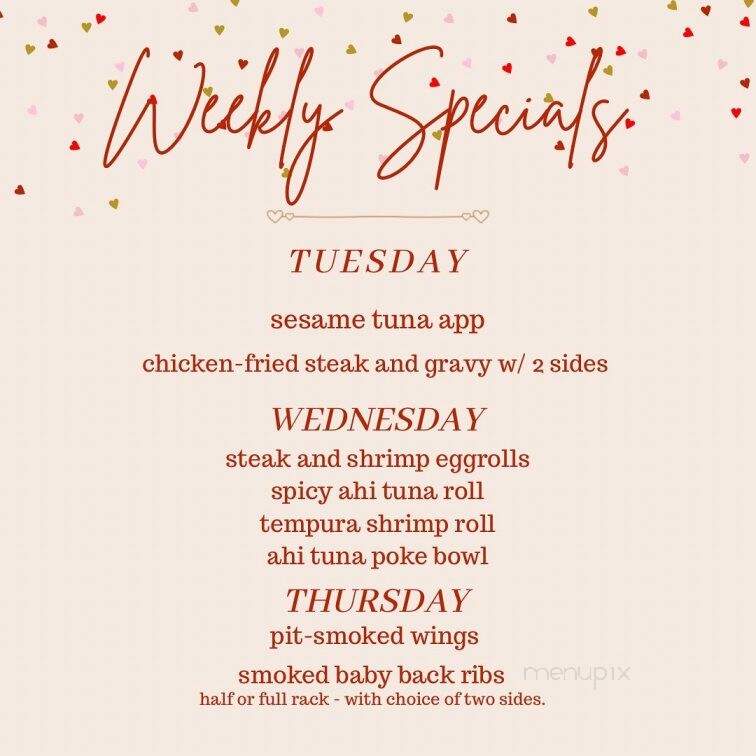 Old Rapp Taphouse - Warsaw, VA menu_pic