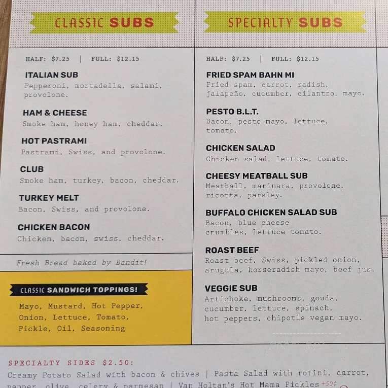 Ampersandwich - Birmingham, AL menu_pic