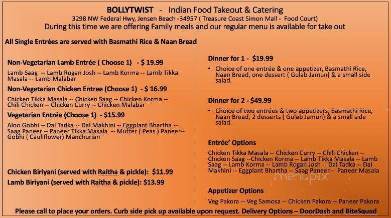 Bolly Twist - Stuart, FL menu_pic
