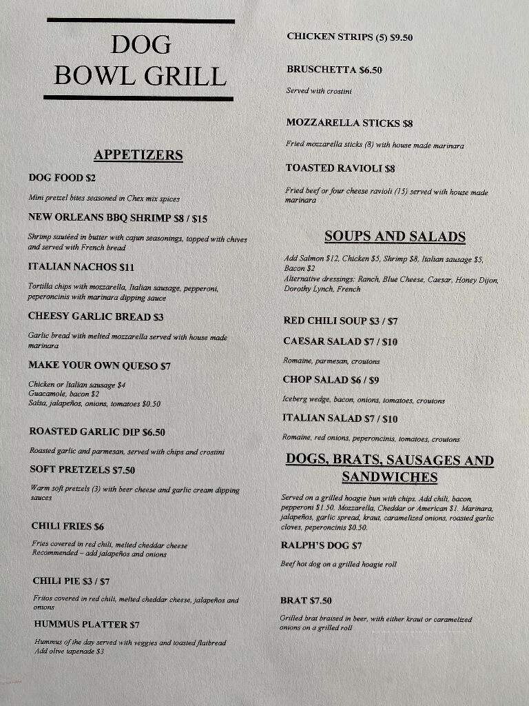 The Barrister's Bar & Judge's Grill - Russell, KS menu_pic
