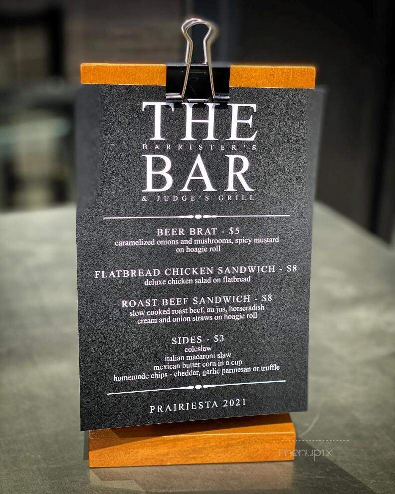 The Barrister's Bar & Judge's Grill - Russell, KS menu_pic