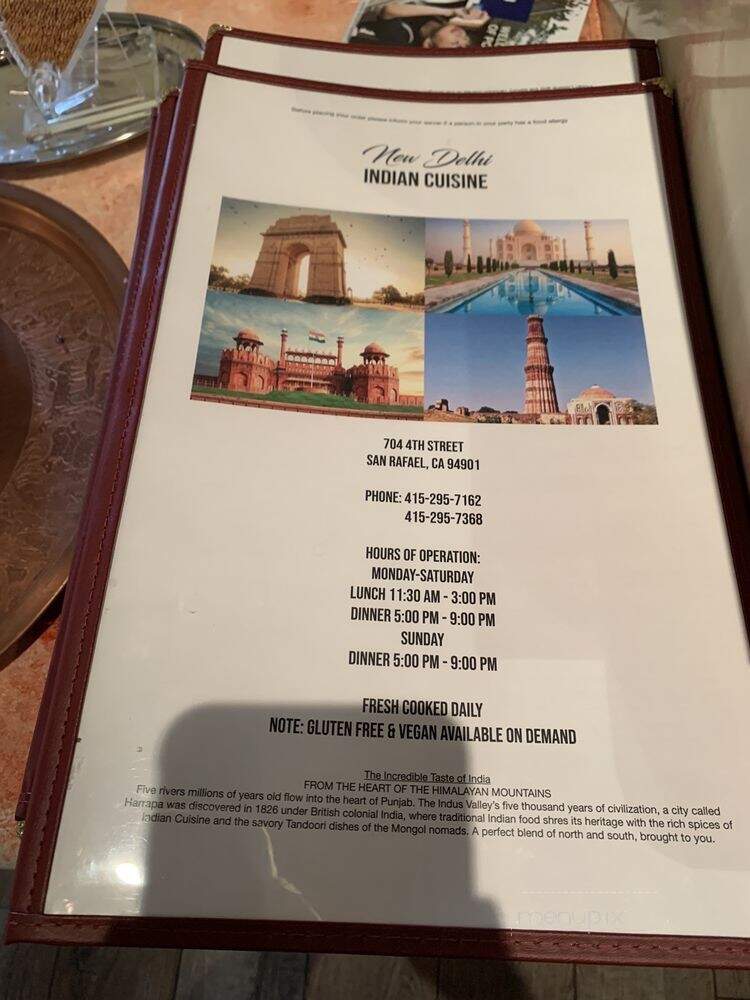 New Delhi Indian Cuisine - San Rafael, CA