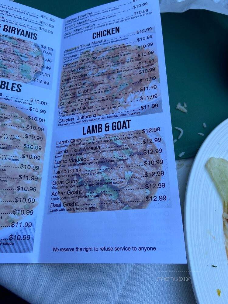 New Delhi Indian Cuisine - San Rafael, CA menu_pic