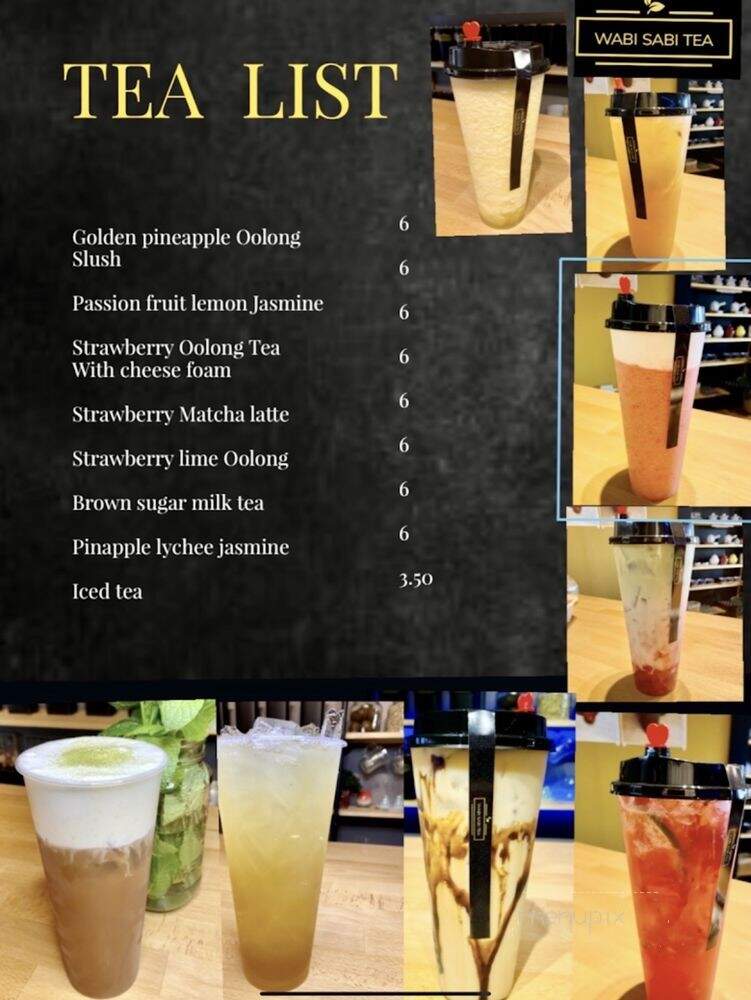 Wabi Sabi Tea - Salem, OR menu_pic
