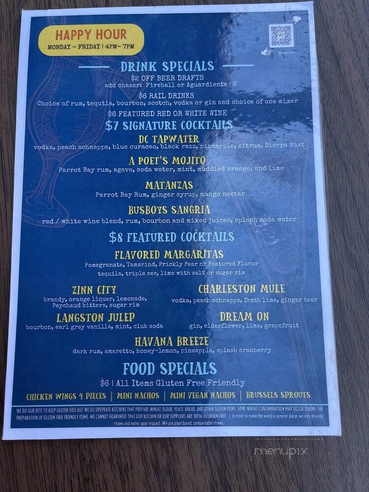 Busboys and Poets - Columbia, MD menu_pic