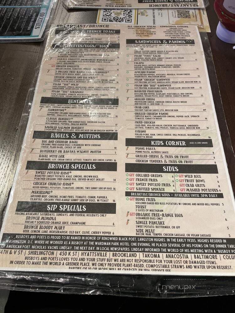 Busboys and Poets - Columbia, MD menu_pic