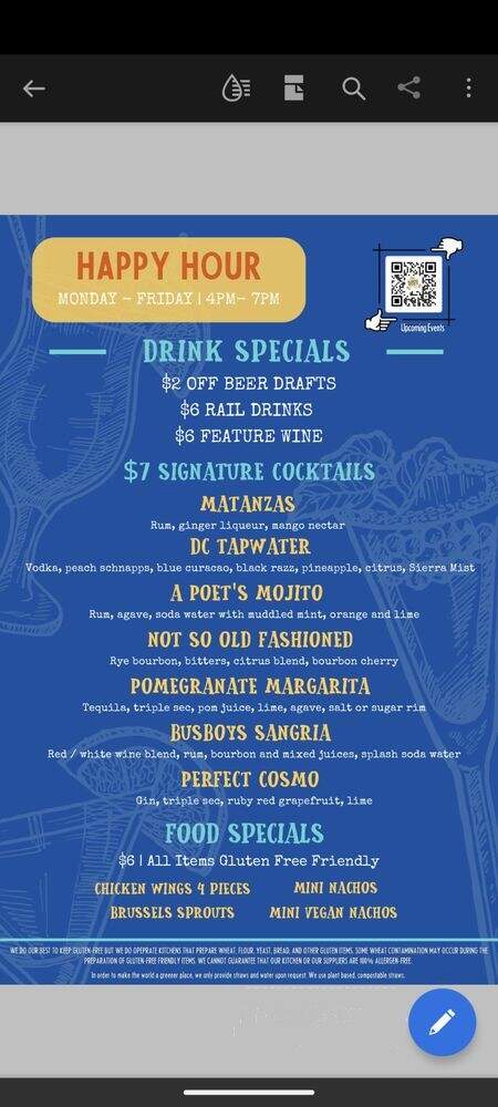 Busboys and Poets - Columbia, MD menu_pic