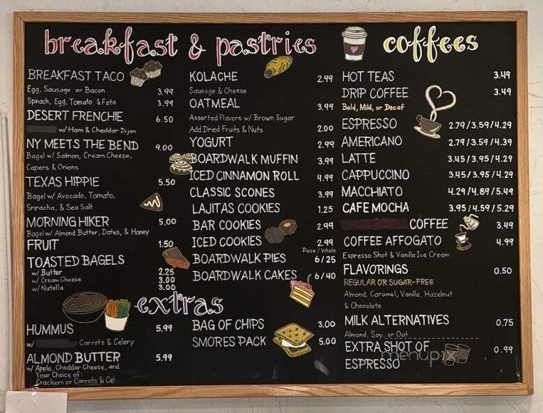 Boardwalk Bakery & Pizzeria - Terlingua, TX menu_pic