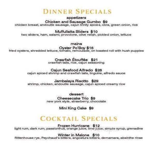Hearth of Malone - Malone, NY menu_pic
