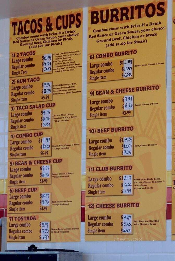 Naugles Tacos & Burgers - Stanton, CA menu_pic