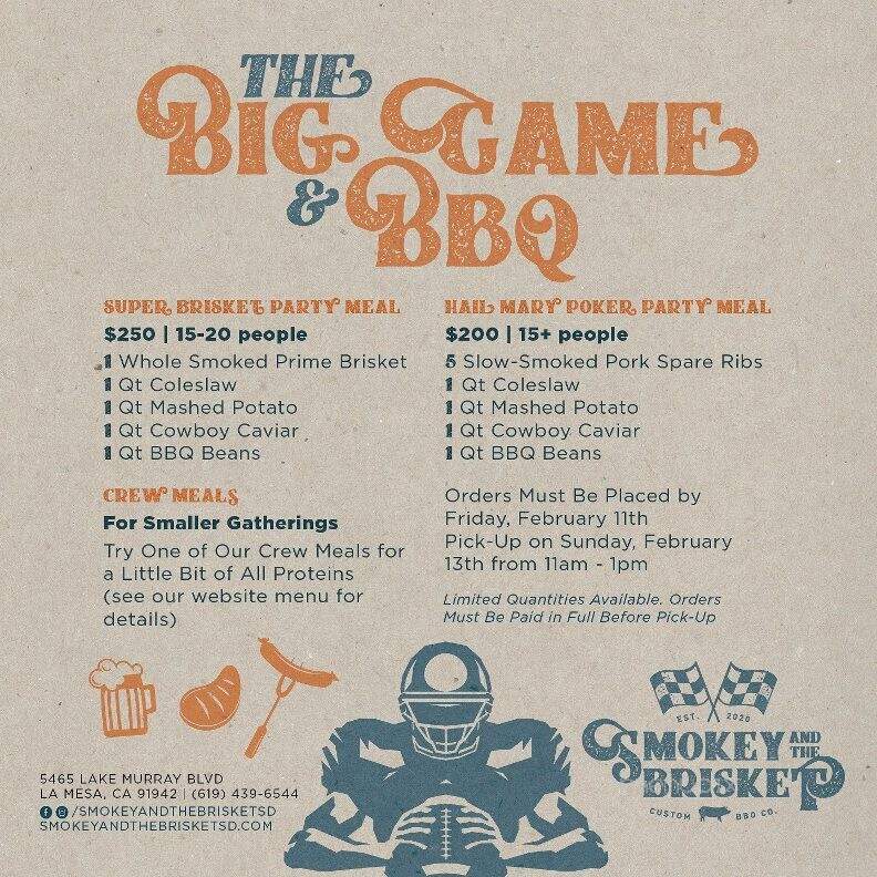 Smokey and the Brisket - La Mesa, CA menu_pic