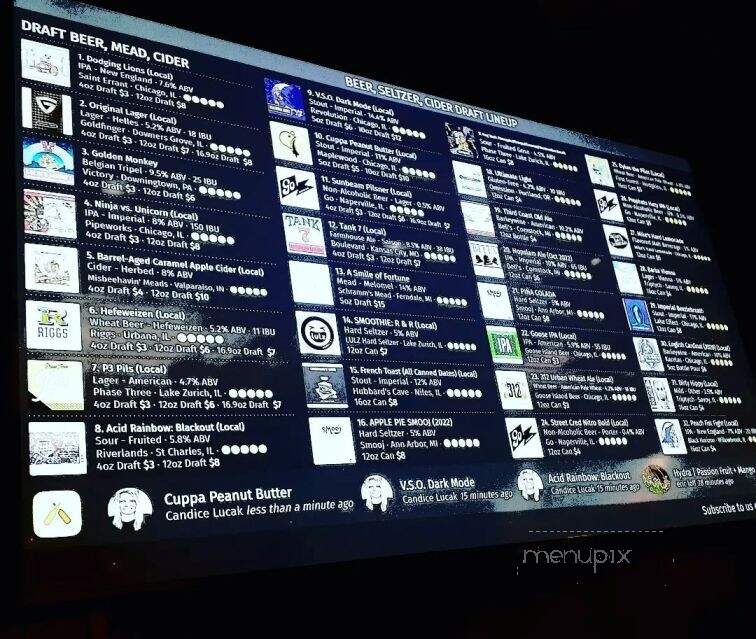 The Open Door Taproom and Bottleshop - Clarendon Hills, IL menu_pic