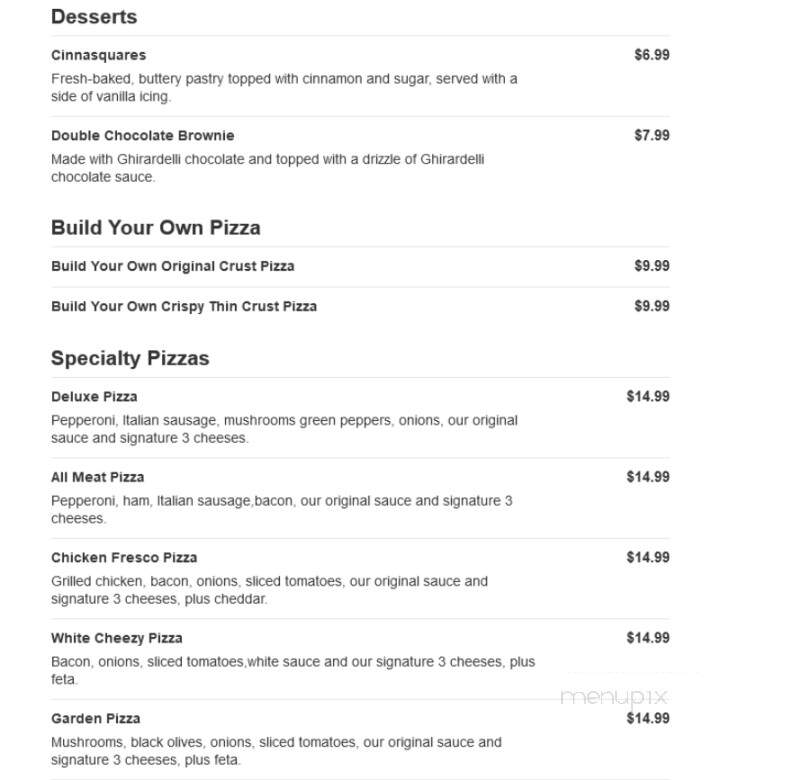 Marco's Pizza - Easley, SC menu_pic