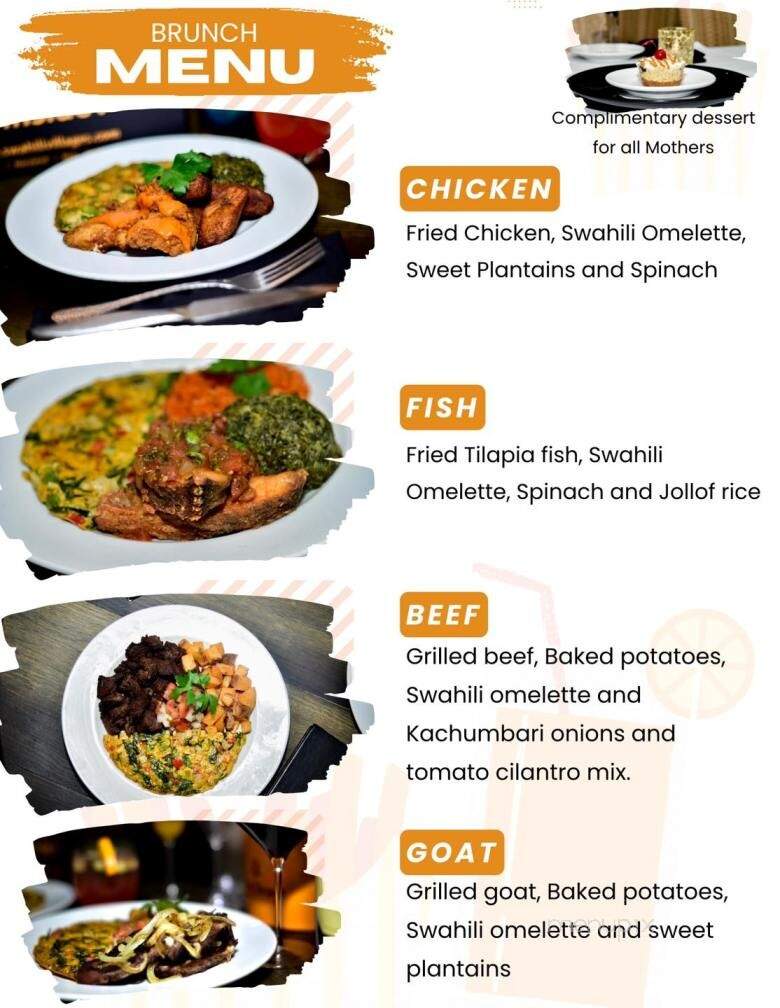 Swahili Village - Newark, NJ menu_pic