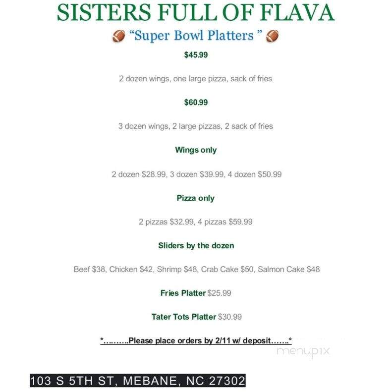 Sister's Full of Flava - Mebane, NC