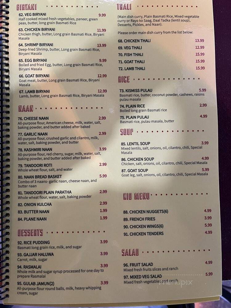 Indian & Nepali Kitchen - Pataskala, OH