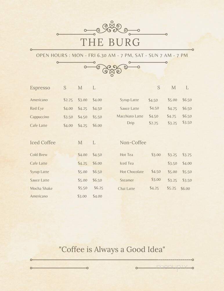 The Burg Coffeehouse - Lawrenceburg, KY