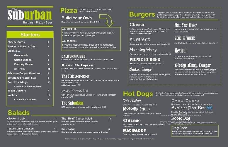Montego Blu - Excelsior, MN menu_pic