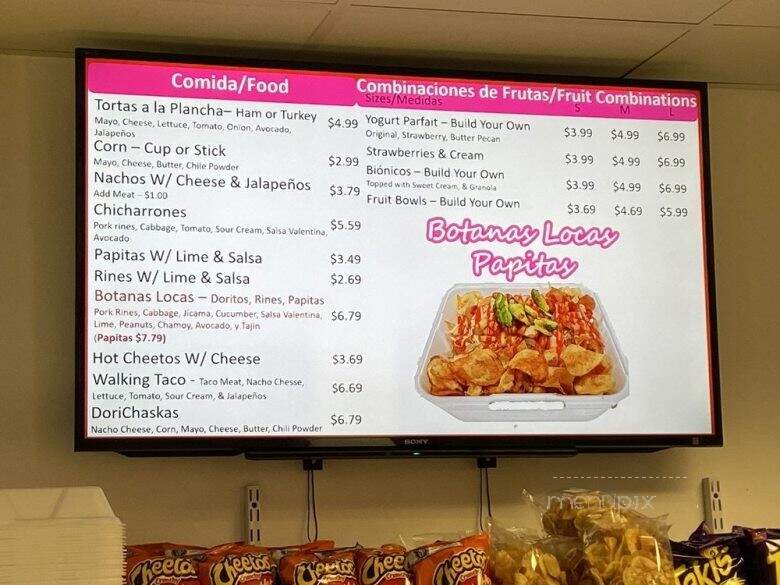 Paleteria Y Neverua La Rosita - South Bend, IN menu_pic