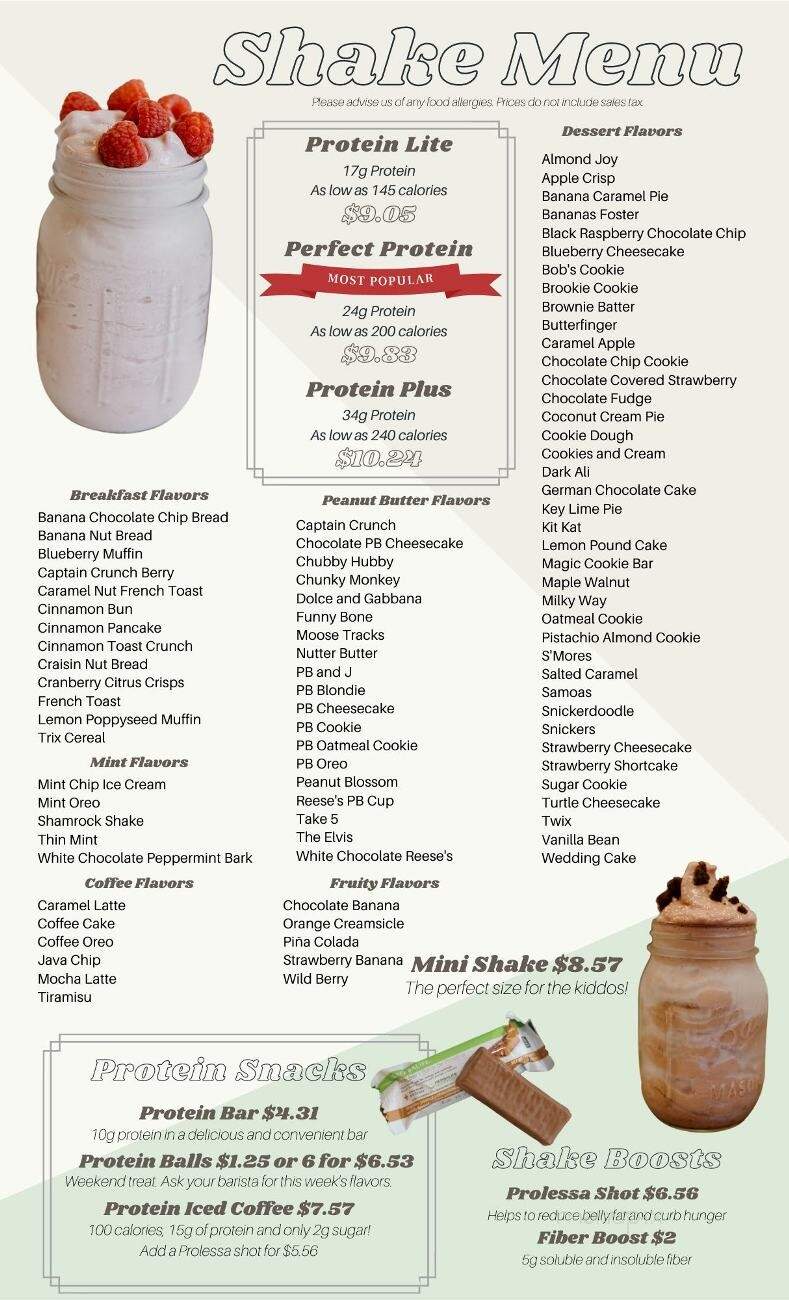 Slim Possible - Middletown, RI menu_pic